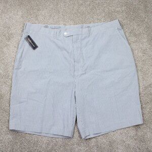 Polo Ralph Lauren Bleeker Shorts NWT Mens 46B Blue/White Seersucker Chino Big